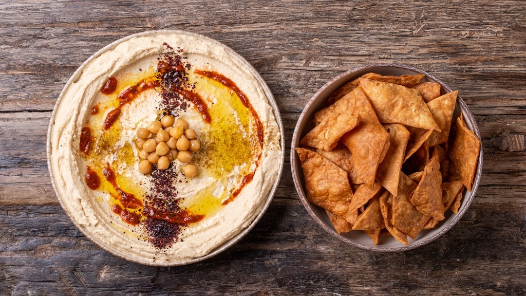 HUMMUS & FLÖGUR (HALAL)